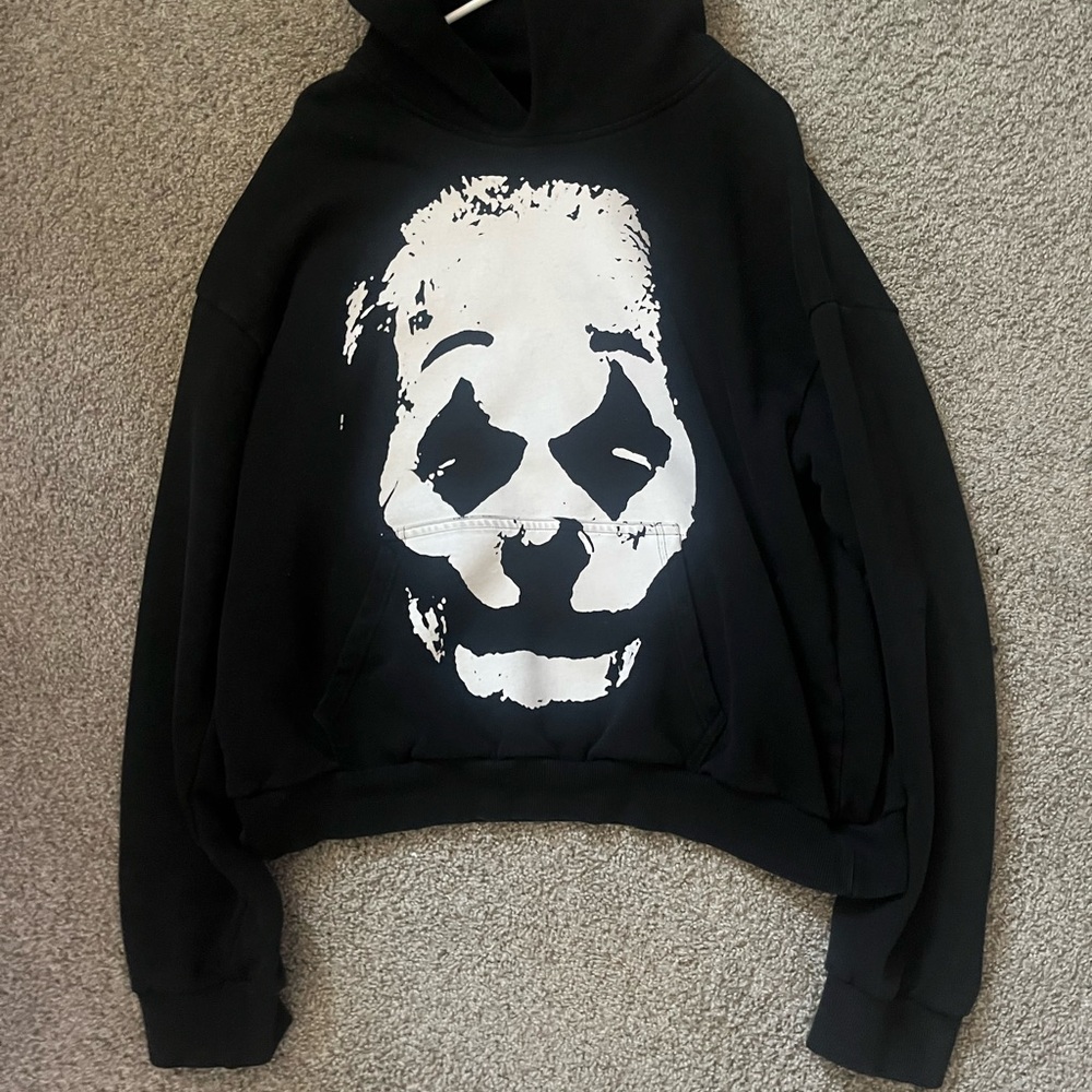 Droland miller White Joker Face Graphic